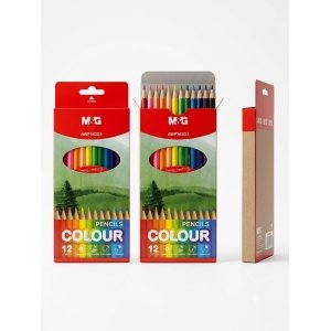 الوان خشب 12 لون طويل M&G