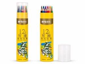 M&G الوان خشب علبة 12 لون طويلة