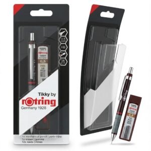 (Rotring) 0.5 قلم اسكرو+علبة سنون مللي