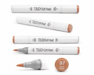 قلم ماركر لون بيج وردي رقم97
