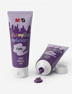 (M&G)أنبوبة ألوان أكريلك 75مللي لون بنفسجي غامق