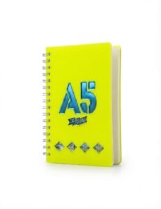 A5 نوت بوك سلك لون اصفر مقاس